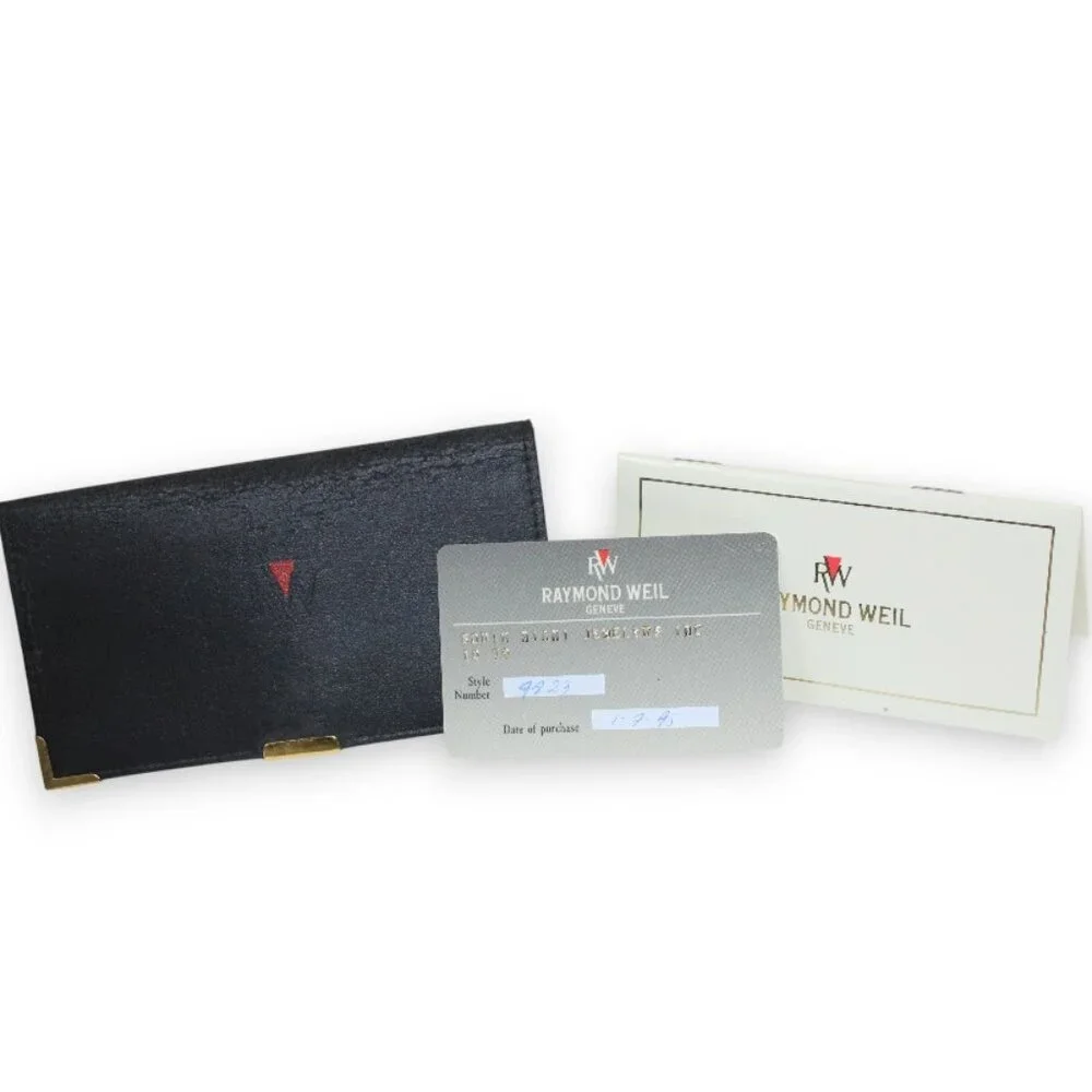 Raymond Weil Geneve Vintage Collectible Slim Line Minimalist Wallet